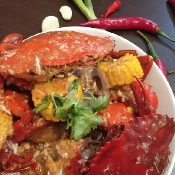 Kepiting Asam Manis Porsi Sultan | Seafood Baba Kemal Kepiting Udang Cumi Kerang Asam Manis, Denpasar