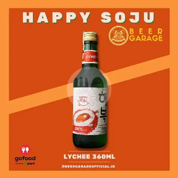 Happy Soju Lychee 360ml | Beer Garage, Ruko Bolsena