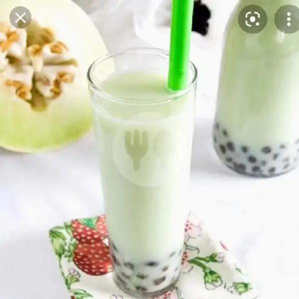 Melon Boba Milk | Milkshake Boba Dan Jus, Sukun