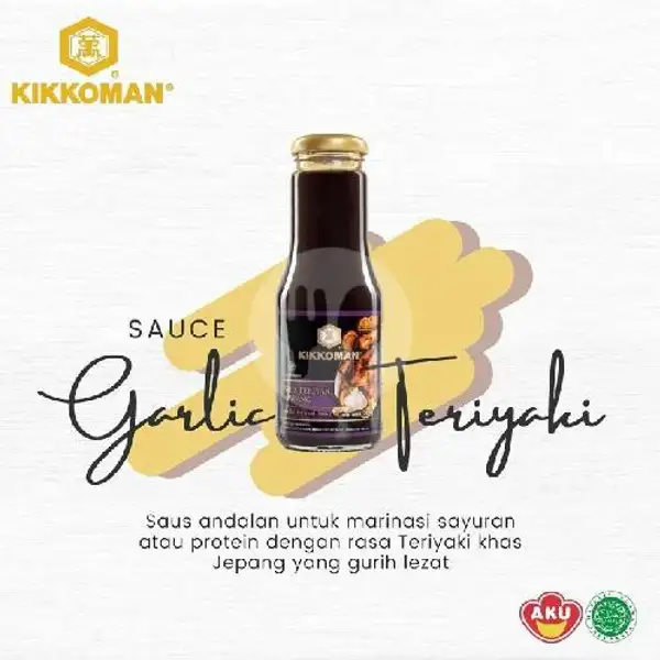 Kikkoman Saus Garlic Teriyaki 300ml | Maryam Frozen Food, Sidotopo Wetan Mulia