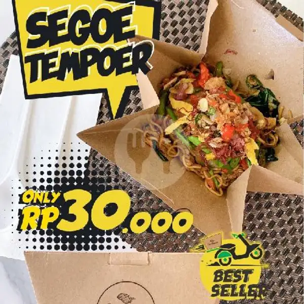 Segoe Tempoer ( Nasi Campur Daging Asap Premium ) | Maxone Dharmahusada Hotel, Dharmahusada