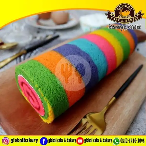 Rainbow Roll | Global Cake & Bakery,  Jagakarsa