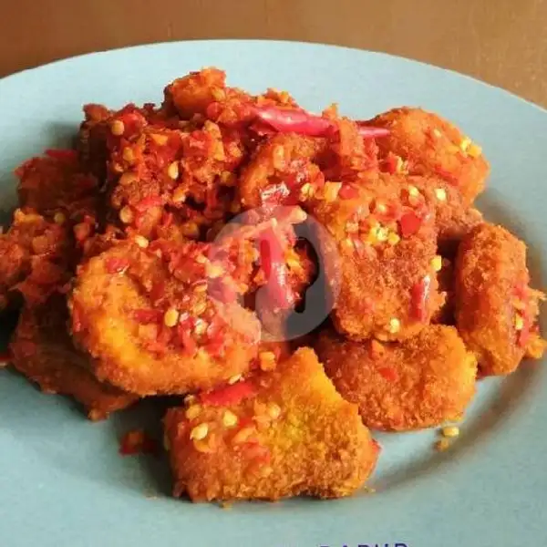 Nugget Ayam Mercon+Kerupuk | Cafe Dede Hamizan, Kayu Manis Utara