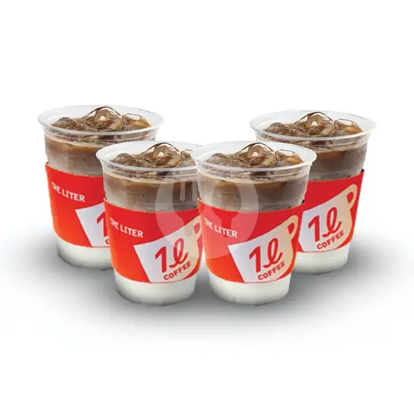 4 Brown Sugar Coffee Latte Ice Tall | The Liter, Summarecon Bekasi