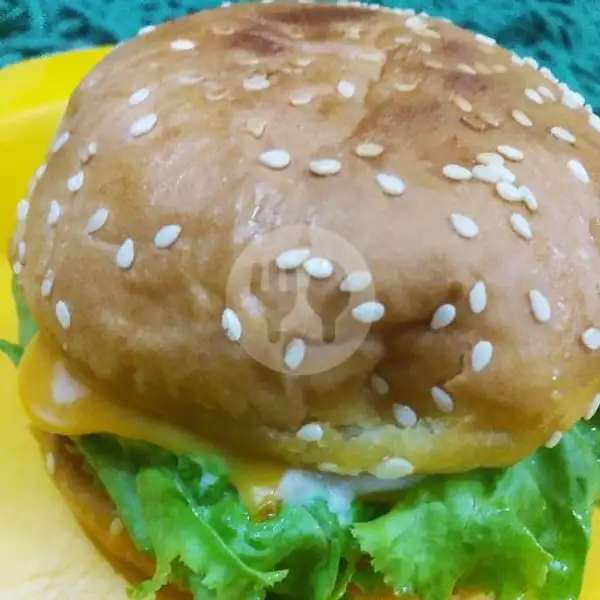 Burger Beef Patty Reguler..(Roti Tanpa Wijen) | Burger Dapoershanum,Hajidimun