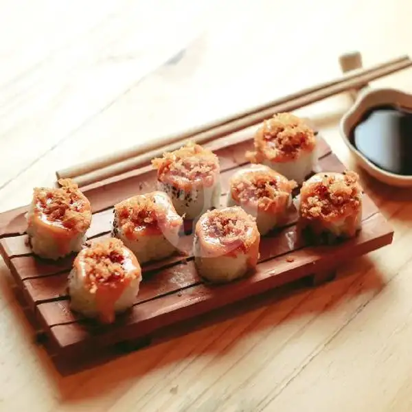 Mentai Roll (8 Pcs) | Gerobak Sushi Batubulan