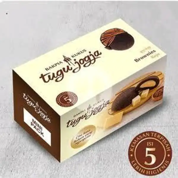 Minipack Brownies Keju | Bakpia Kukus Tugu Jogja Giwangan
