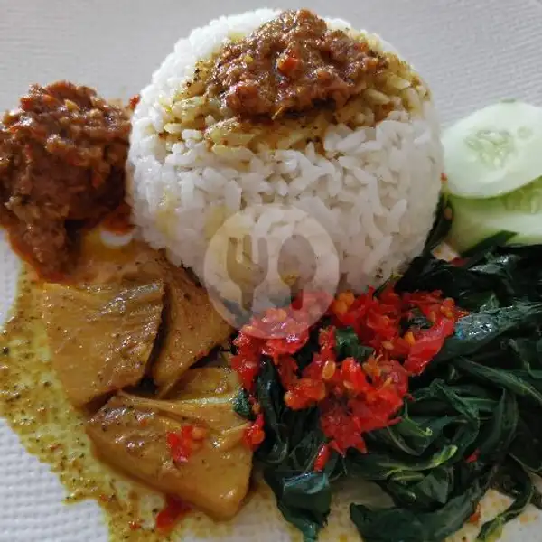 Nasi Padang Daging Rendang Vg | Cis Culinary (Vegan/Vegetarian), Denpasar