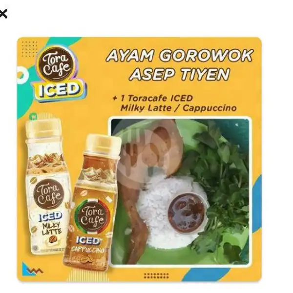 Paket D Tora Cafe | Ayam Gorowok Asep Tiyen, Murni 3