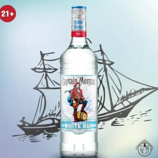 Captain Morgan White Rum 750 Ml | Arnes Beer Snack Anggur & Soju