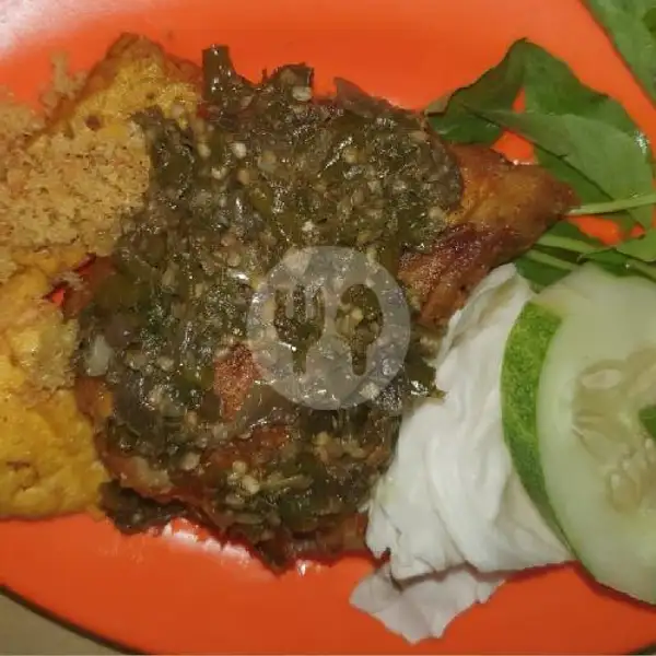 Nasi Ayam Cabe Ijo + Teh Obeng | Ayam Penyet Kita, Panbil Mall