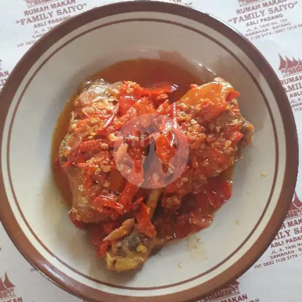 Nasi Ayam Cabe Merah (ayam Potong) | Masakan Padang Family Saiyo, Batang