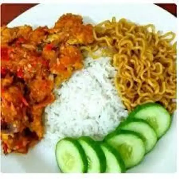 Nasi Mie  Goreng Ayam Geprek | Dapur Siti, Wiyung