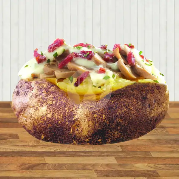 Baked Potato Carbonara | Wendy's, Mazda Menteng