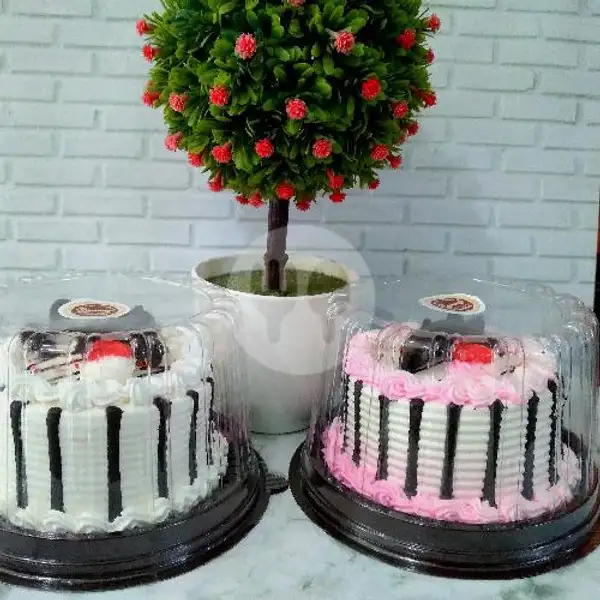 Tart Mini Bulat Pink putih | Yummy Cake & Bakery, Beteng 88