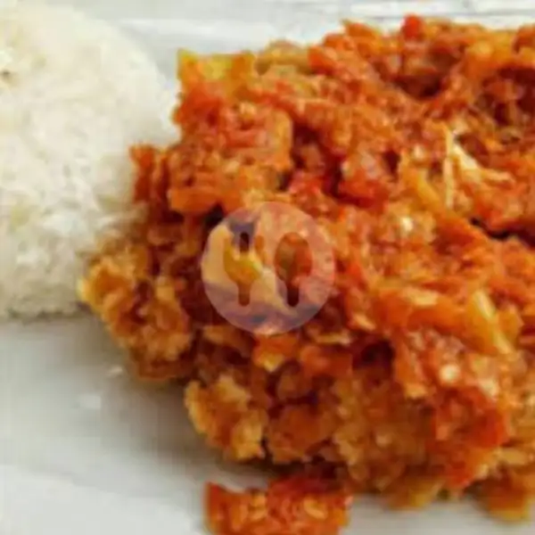 Ayam Geprek Jumbo + Es Teh | Popcorn Chicken Alya & Cireng Isi & Cireng Crispy, Kebonagung