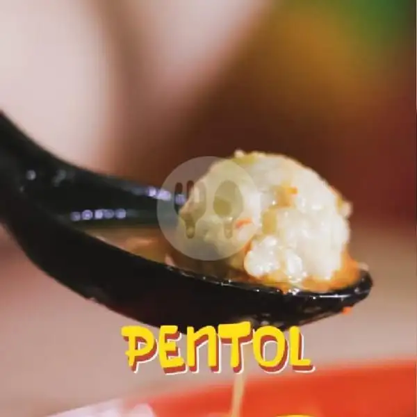 Pentol Ceker + Sayur | Banana Merapi, Padalarang