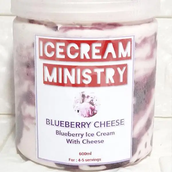 Ice Cream Ministry Blueberry Cheese 600ml | Aice Ice Cream, Roxy