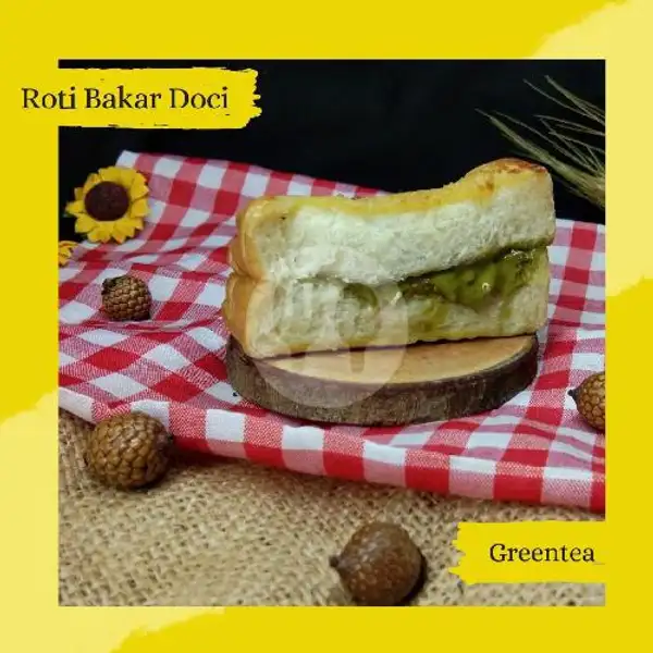 Roti Bakar Greentea | Roti Bakar Doci
