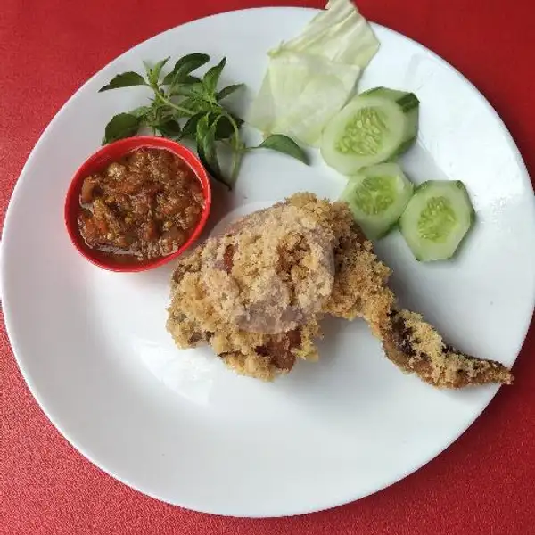 Ayam Kremes + Sambel + Lalap | Anggi Ayam Kremes Penyet Bakar, Sawangan
