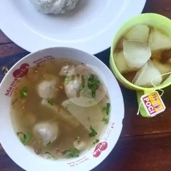 Paket Nasi Putih + Soto Sapi Balung + Es Teh Poci | Soto Ketut, Denpasar