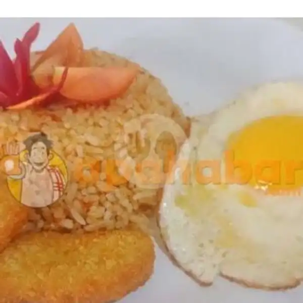 Nasi goreng+naget/bakso/sosis + telur+tahu terong+Teh es/nutrisari | Pecel Ayam & Ayam Geprek DZ, Gg Mela