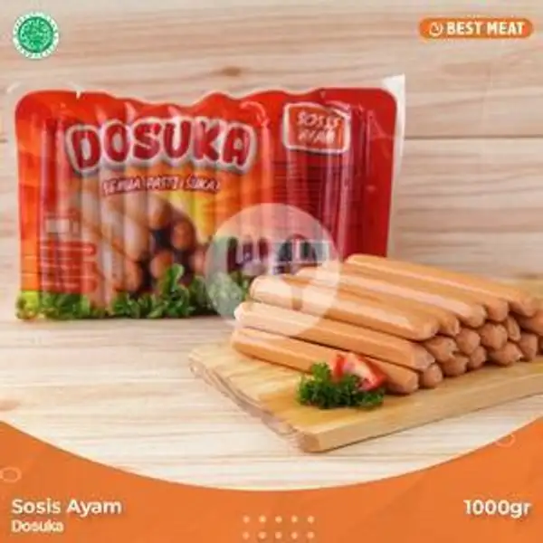 Dosuka Sosis Ayam 1000 g | Best Meat, Gedong Kuning