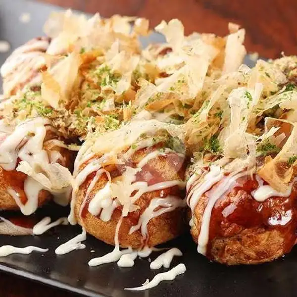 Takoyaki Original(9ball) Isian Gurita | Takoyaki Okonomiyaki Pisang Keju Rania