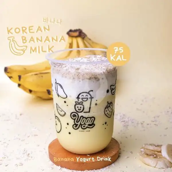 Korean Banana Milk L | Yogo Smoothies House