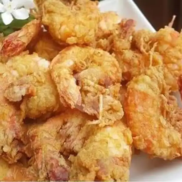Udang Goreng Tepung(floured Fried Shrimp) | Lapau Nasi Udang Kelong, Padang