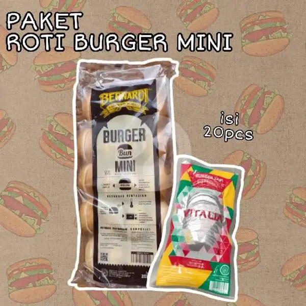 Paket Burger Bernardi Mini 20pc | Frozen Food, Tambun Selatan
