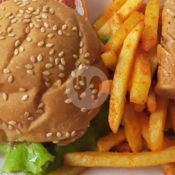 Paket Kentang Sosis Burger | Mozarella 021, Komplek Ujung Berung Indah