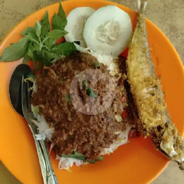 Nasi Pecel Ikan Goreng | Warung Kediri Bu Feni, Tg Pantun