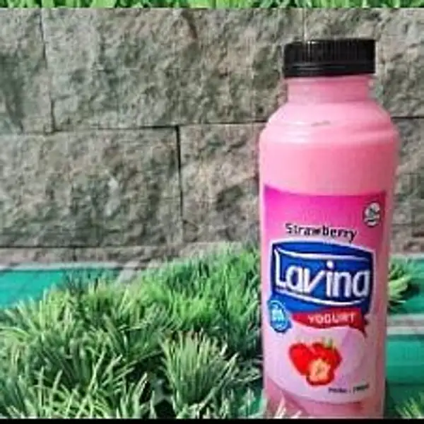 Yougert Botol Rasa Strawberry | Bakso Lava Khair Kedai, Rancabali