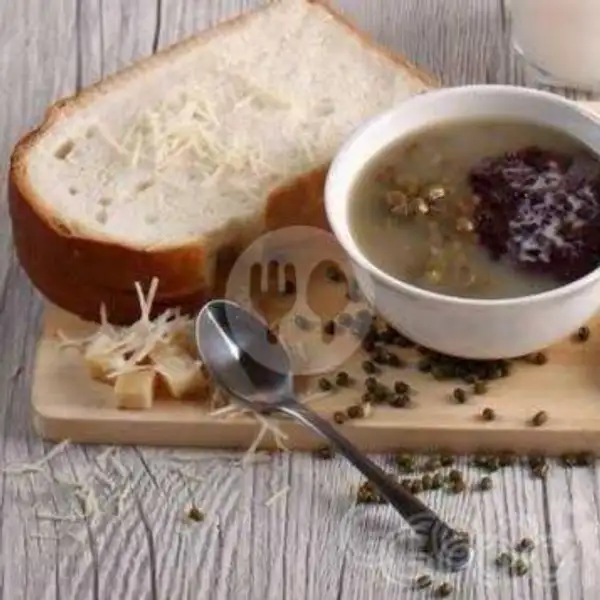 Burjo Campur + Susu + Roti | Warkop Berkah Warmindo, Pondok Kacang