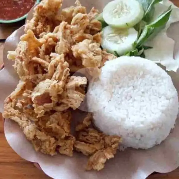 Paket Jamur Crispy Penyet+Es Teh | Oseng-Oseng Tajem, Anggajaya