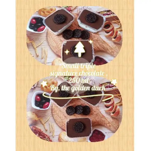 Small Triple Signature Chocolate ,250 Ml | The Golden Dark (Dessert Bakery Cicadas), Cibeunying kidul,Cikutra