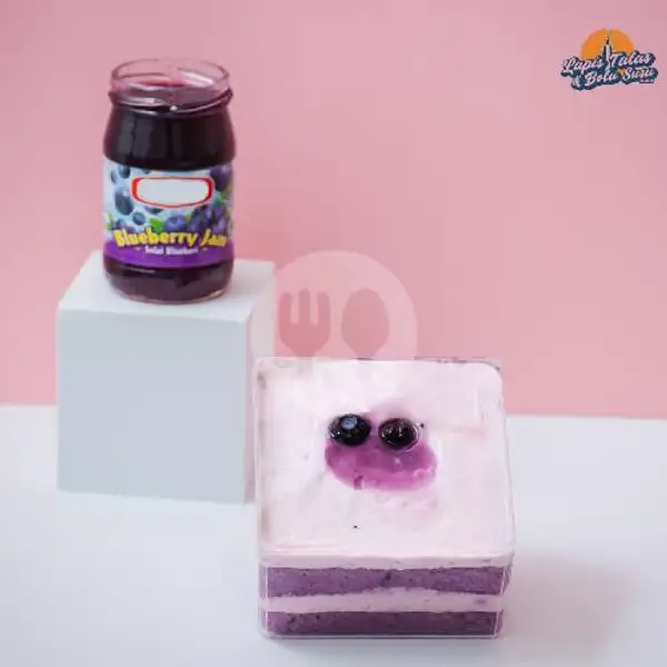 Dessert Cake Blueberry | Kue Lapis Talas Dan Bolu, Pekayon
