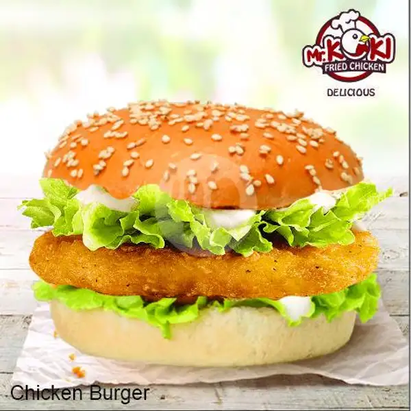 Chicken Burger | Mr Koki Fried Chicken, Bukit Kecil
