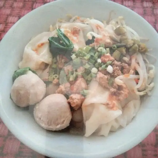 Mie Ayam + Baso Ikan | Mie Ayam Aboen, Pasar Segar Graha Raya Bintaro, Serpong Utara