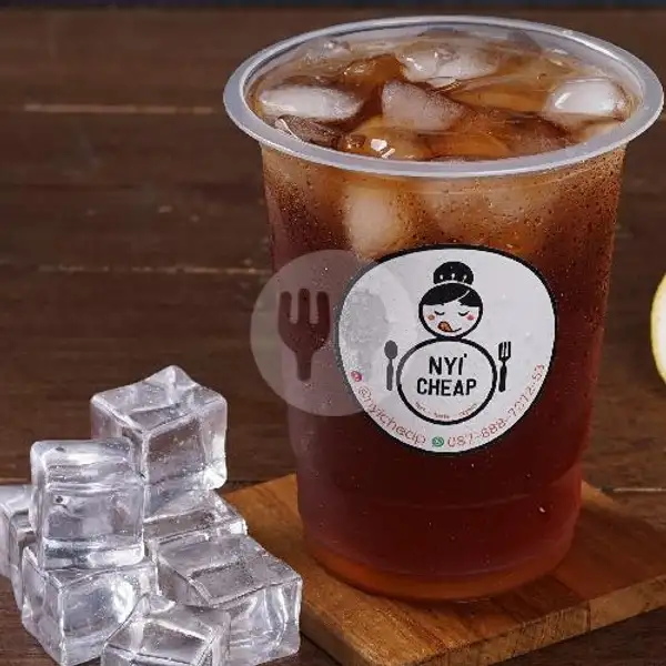 Tea Iced | Nyi'cheap Nasi Tutug Ayam Goreng, Duren Sawit