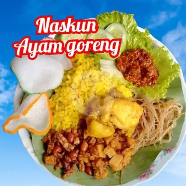 Naskun Ayam Goreng | Nasi Kuning 