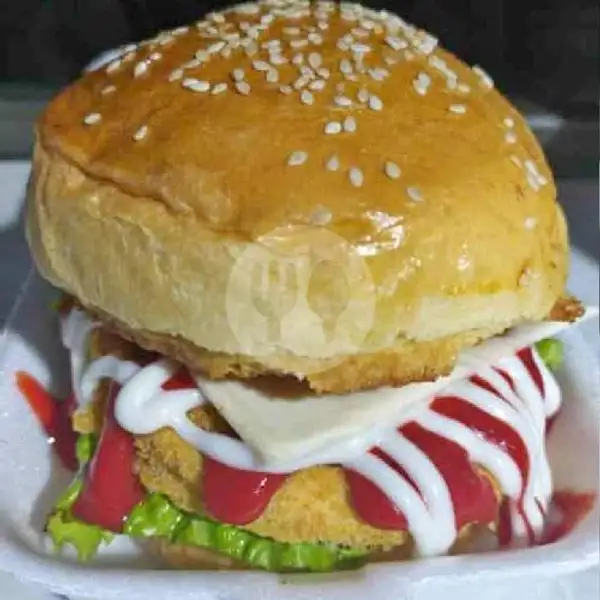 Original Crispy Burger | Kedai Putri, Dg Tata