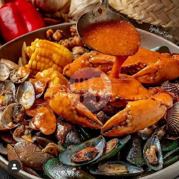 Seafood Mix Sok Porsi 1 Wajan Free Nasi Putih | Seafood Jontor Nia, Mulyorejo