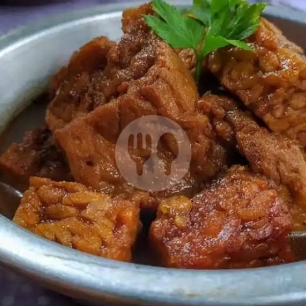 Tempe Bacem Kuah 1 Porsi | Soto & Ayam Geprek Bang Kafeel, Cilacap