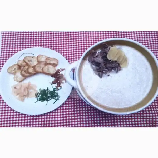 Bubur Daging Sapi | Almond Bakery Café Resto & Dessert, Mayjend Sutoyo
