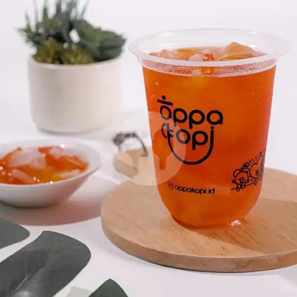Iced Kiwi Tea | Oppa Kopi, Rungkut