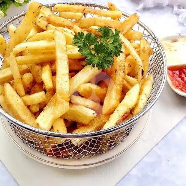 French Fries (pilih: BBQ atau Cheese) | Kata Kopi, Harapan Indah