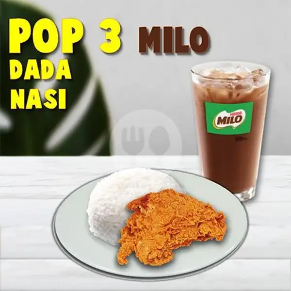 Pop 3 Milo | Popeye Chicken Express, Sidokarto Godean