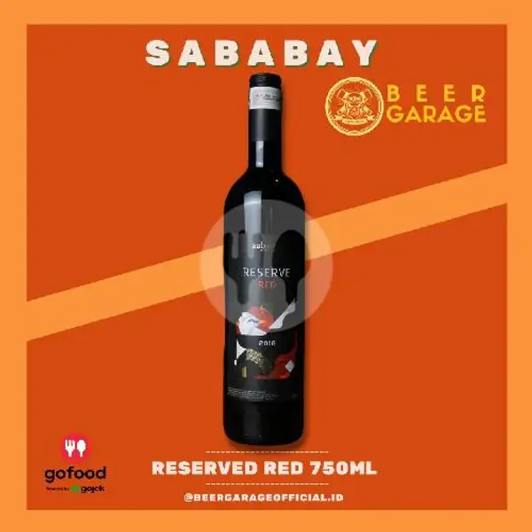 Sababay Reserve Red 750ml | Beer Garage, Ruko Bolsena